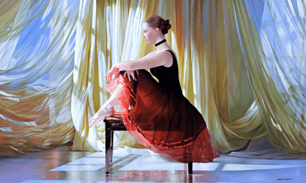 Alexander Sheversky-Ballerina Original Oil 36x60