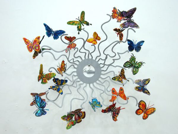 David Gerstein Butterflies Forever Sculpture 39x39x19.5