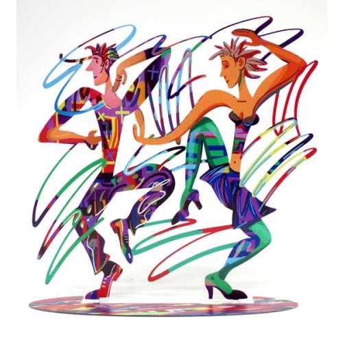 David Gerstein Dancers Twisters Sculpture 14.17x14.17 inches