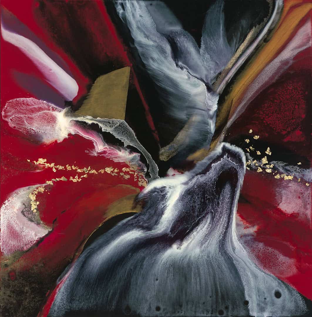 Holly Bromley Red Sea Original Mixed Media 24x24