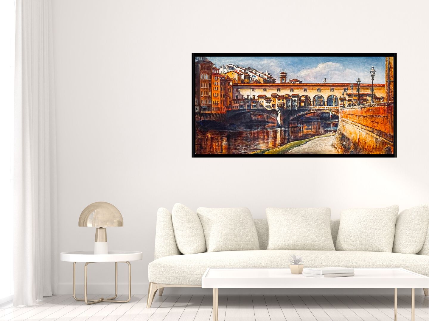 Ponte Vecchio Florence - Acrylic Painting - Contemporary Art Available
