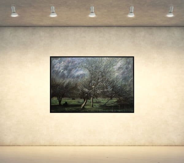 Paul Chizik-Dark Silhouettes in an Orchard Grove-Installation view