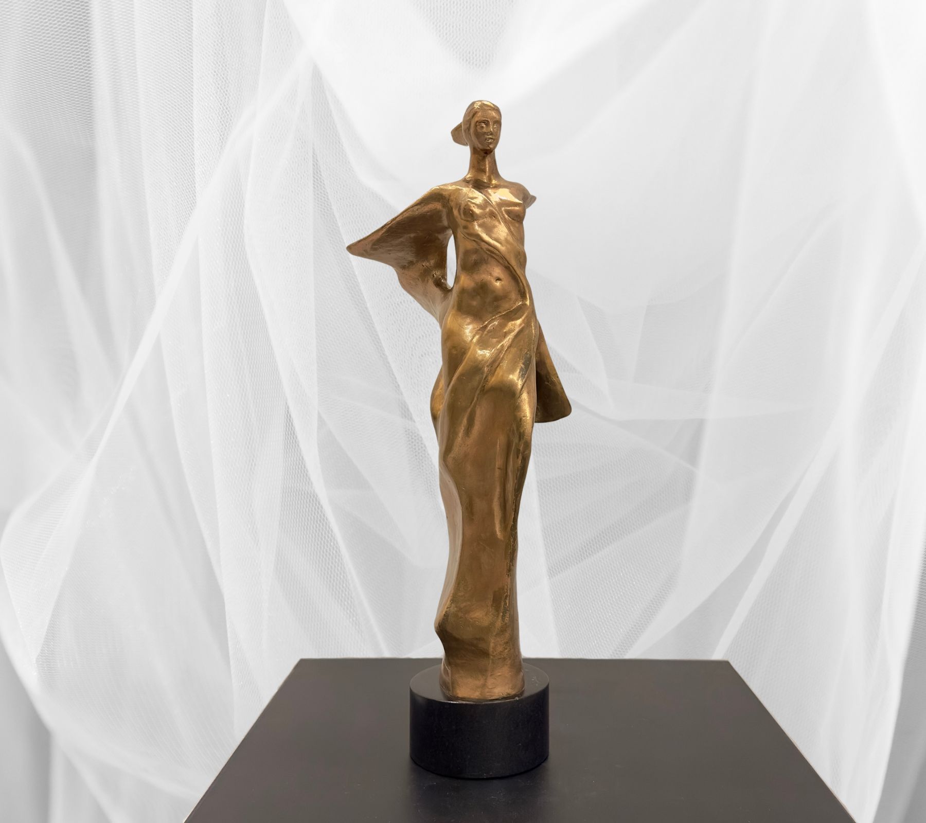 Contemporary Sculpture. Title: Carioca, Bronze, 20 in by Canadian artist Rudolf Sokolovski.