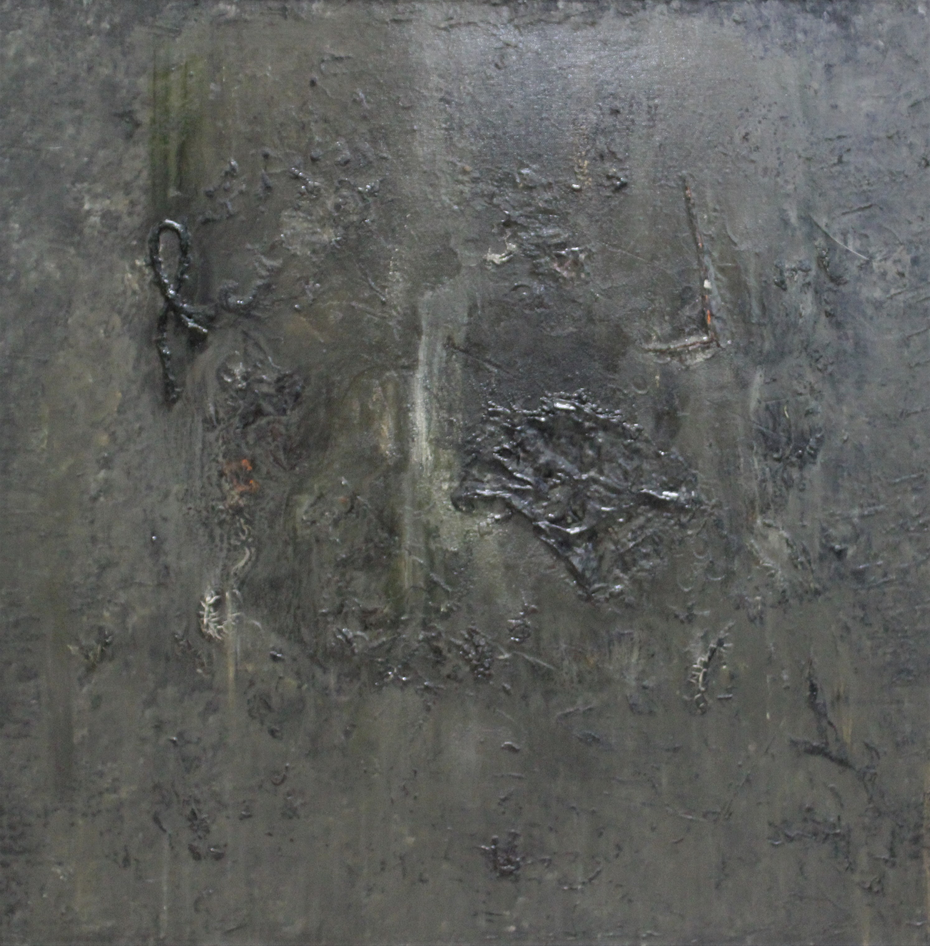 G Kim Hinkson - Dark Horse Abstract Acrylic Painting 24x24