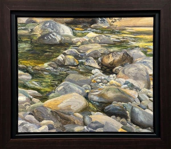 Contemporary Art. Title: Dappled Light, Oil on Canvas, 12 x 14 in by Contemporary Canadian Artist Paul Chizik.