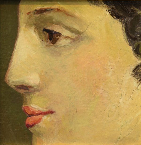 Alexander Sheversky-Face II Original Oil-6x6