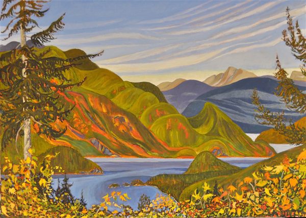 Indian Arm Oil painting 30x42 Dennis Brown