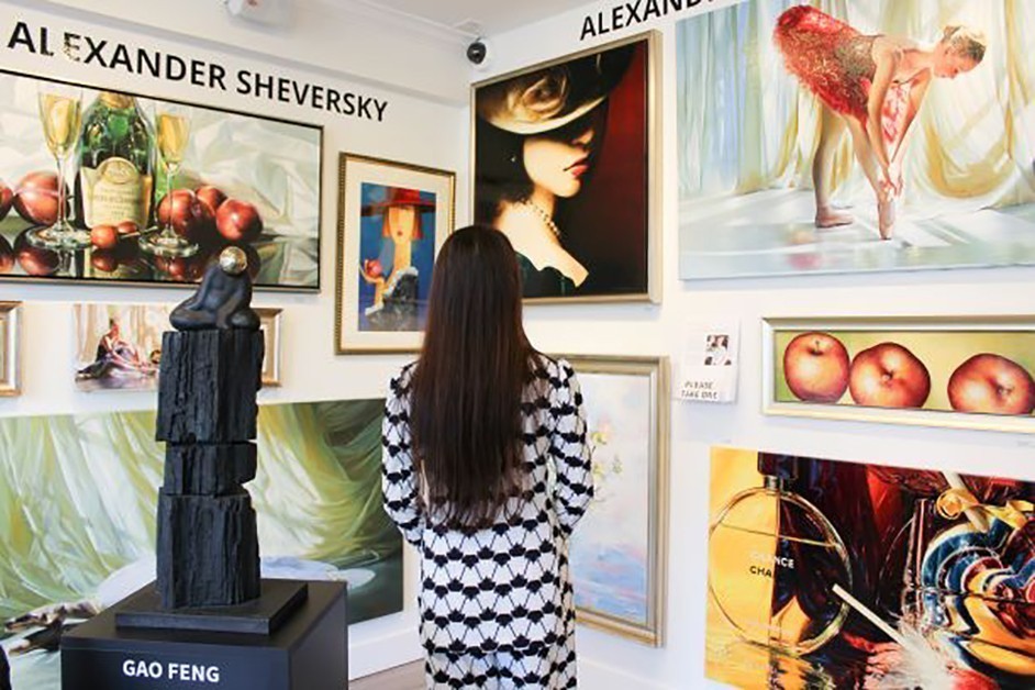 Contemporary Canadian Painter Alexander Sheversky Exhibition 1