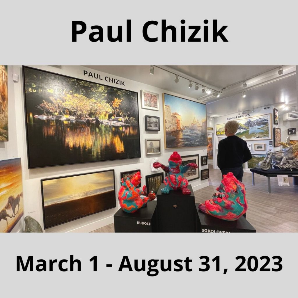 Paul Chizik's Exhibition in Vancouver Fine Art Gallery.