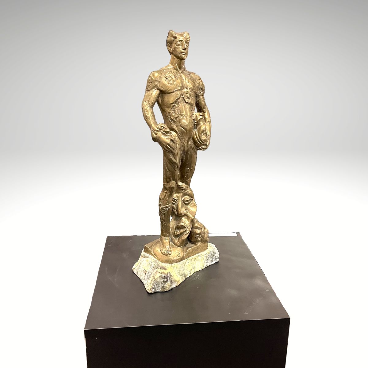 Contemporary Sculpture. Title: Sculpture Allegory, Bronze by Contemporary Canadian artist Valeri Sokolovski.