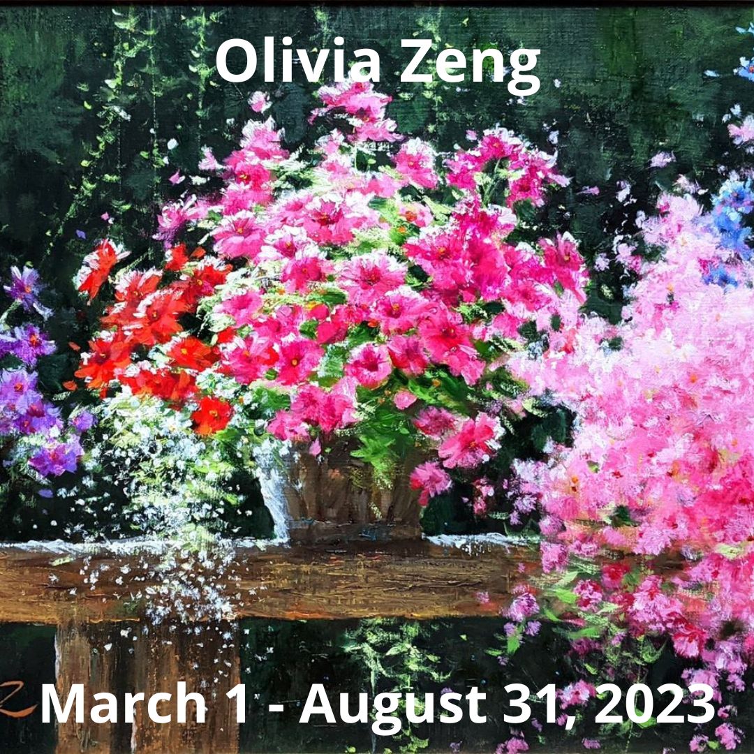 Olivia Zeng's Exhibition in Vancouver Fine Art Gallery.
