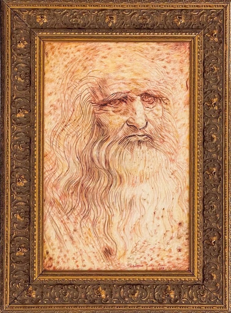 Leonardo Da Vinci Self Portrait In Old Age Leona Vrogue Co