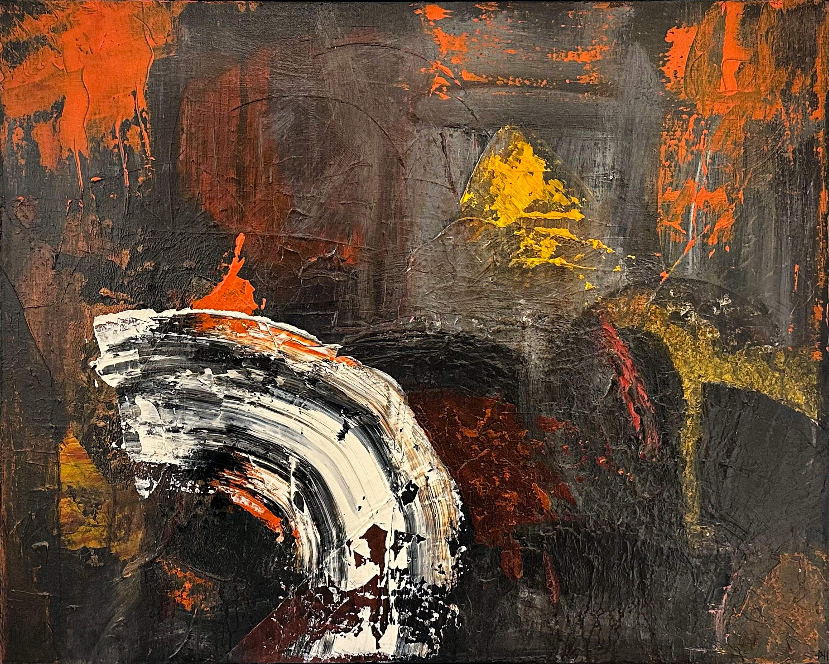 Contemporary Art. Kits Storm by David Hovan-Acrylic on Canvas, Vancouver Fine Art Gallery