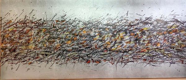 Contemporary art. Title: Escaping the Core, 24x55.5 in by Contemporary Canadian artist David Graff.