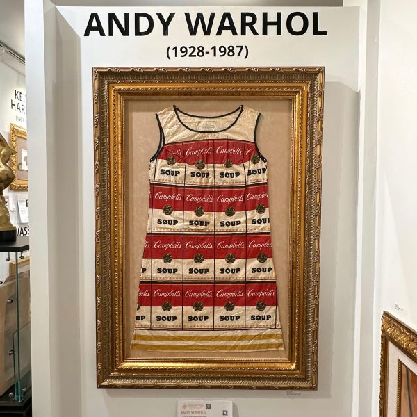 Pop Art. Title: The Super Dress (1965), U.L 37.8x24 in by Andy Warhol.