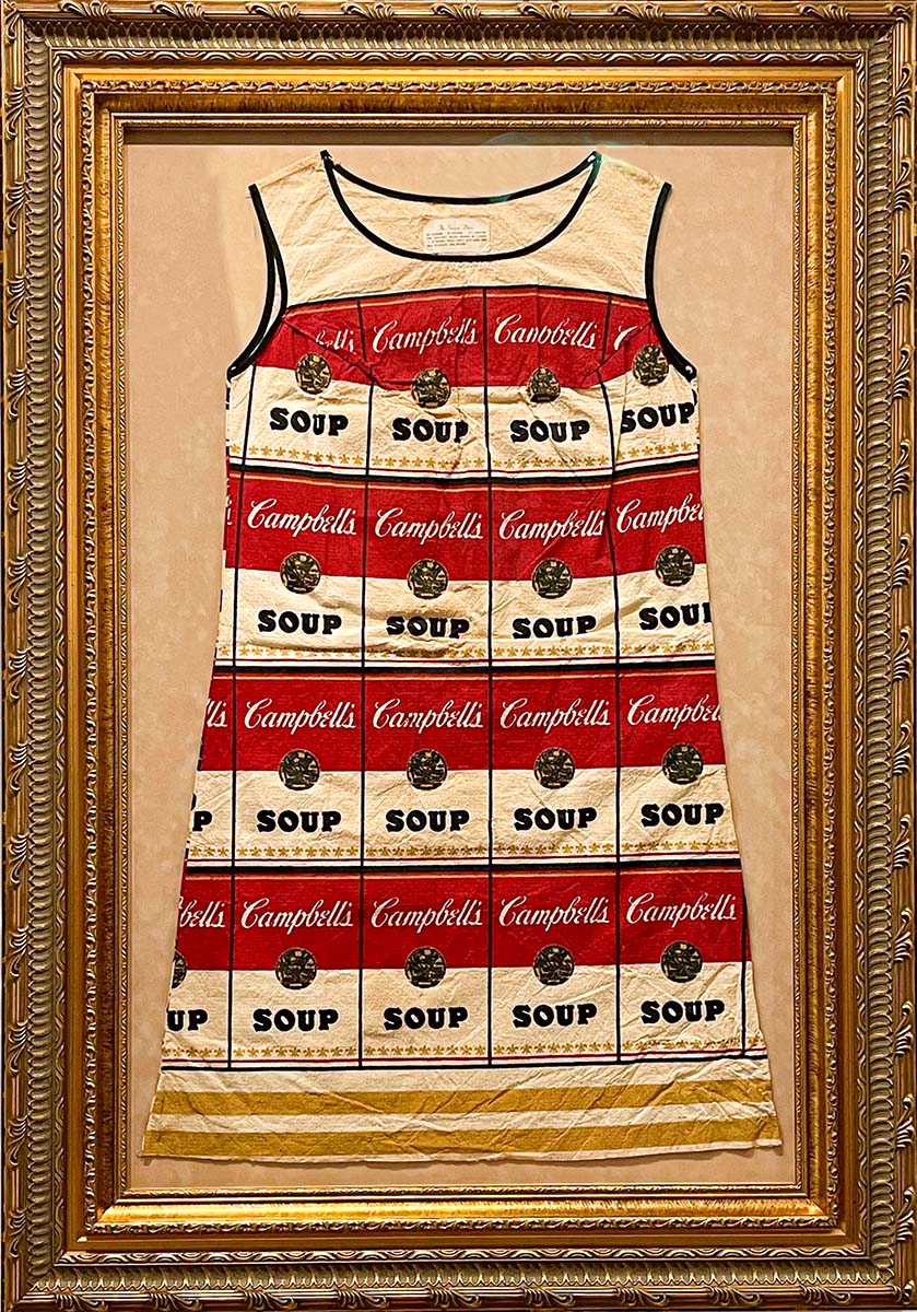 Pop Art. Title: The Super Dress (1965), U.L 37.8x24 in by Andy Warhol.