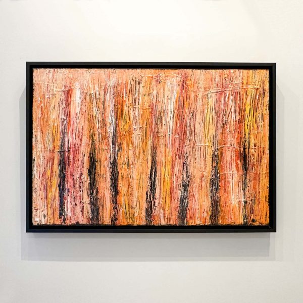 Abstract Artwork. Title: Prairie Sunrise-Acrylic on Canvas-24 x 36 in by Canadian artist David Hovan.