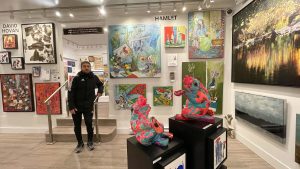 Hamle presents his work at Vancouver Fine Art Gallery