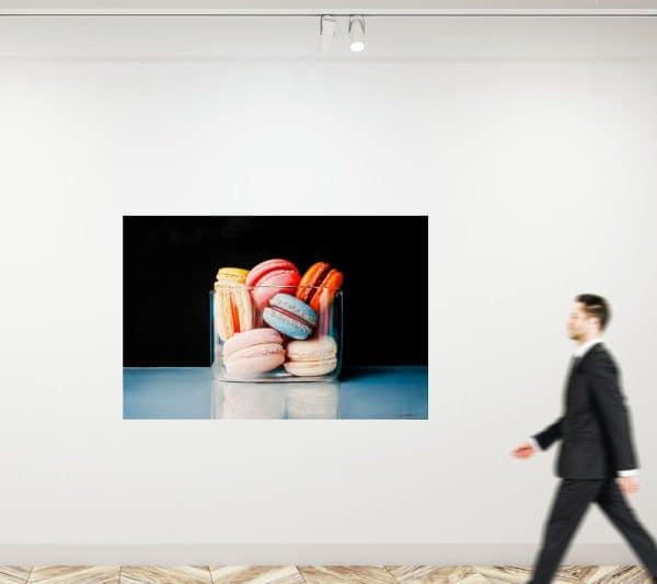 Contemporary art. Title: Macaroons, Oil on Canvas, 40x60 inches by Canadian artist Alexander Sheversky.