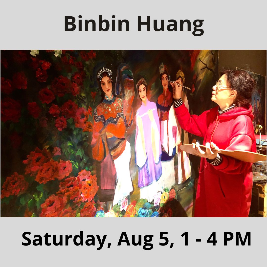 Binbin Huang - Live Painting at Vancouver Fine Art Gallery.