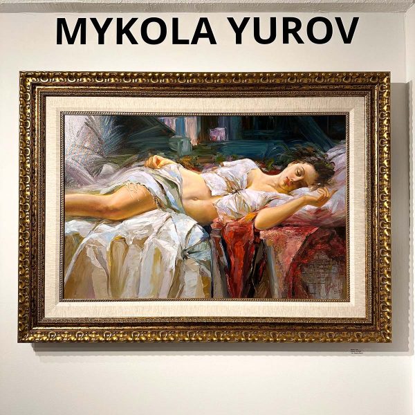 Contemporary Art. Title: Sleeping Beauty-Oil on Canvas-24 x 36 in by artist Mykola Yurov.