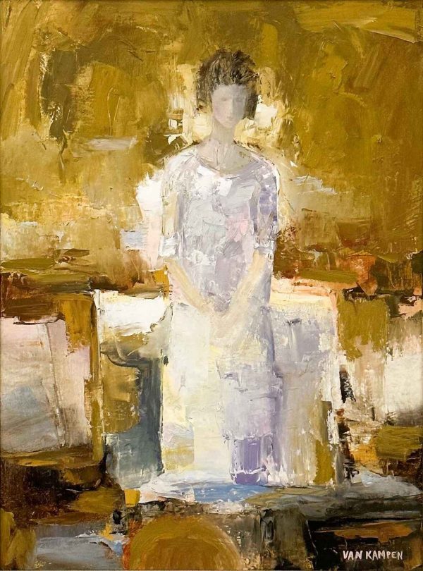 Contemporary art. Title: Traviata, Oil on Canvas, 24 x 18 in by Canadian artist Katherine van Kampen.
