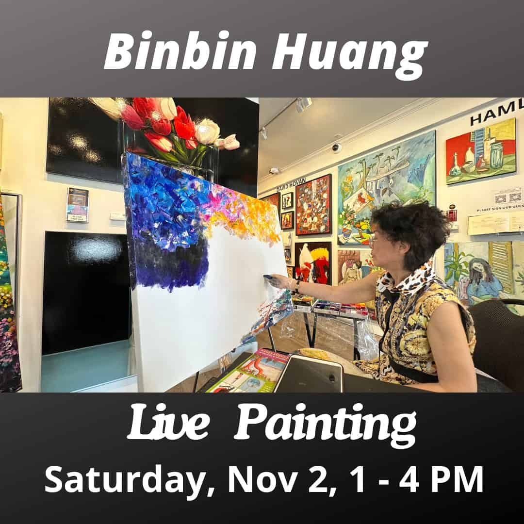 Binbin Huang Live Painting-Nov 2- 2024