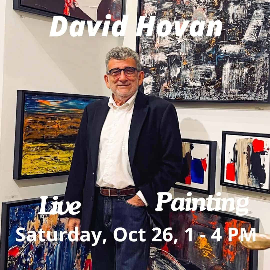 David Hovan Live Painting-Oct 26- 2024