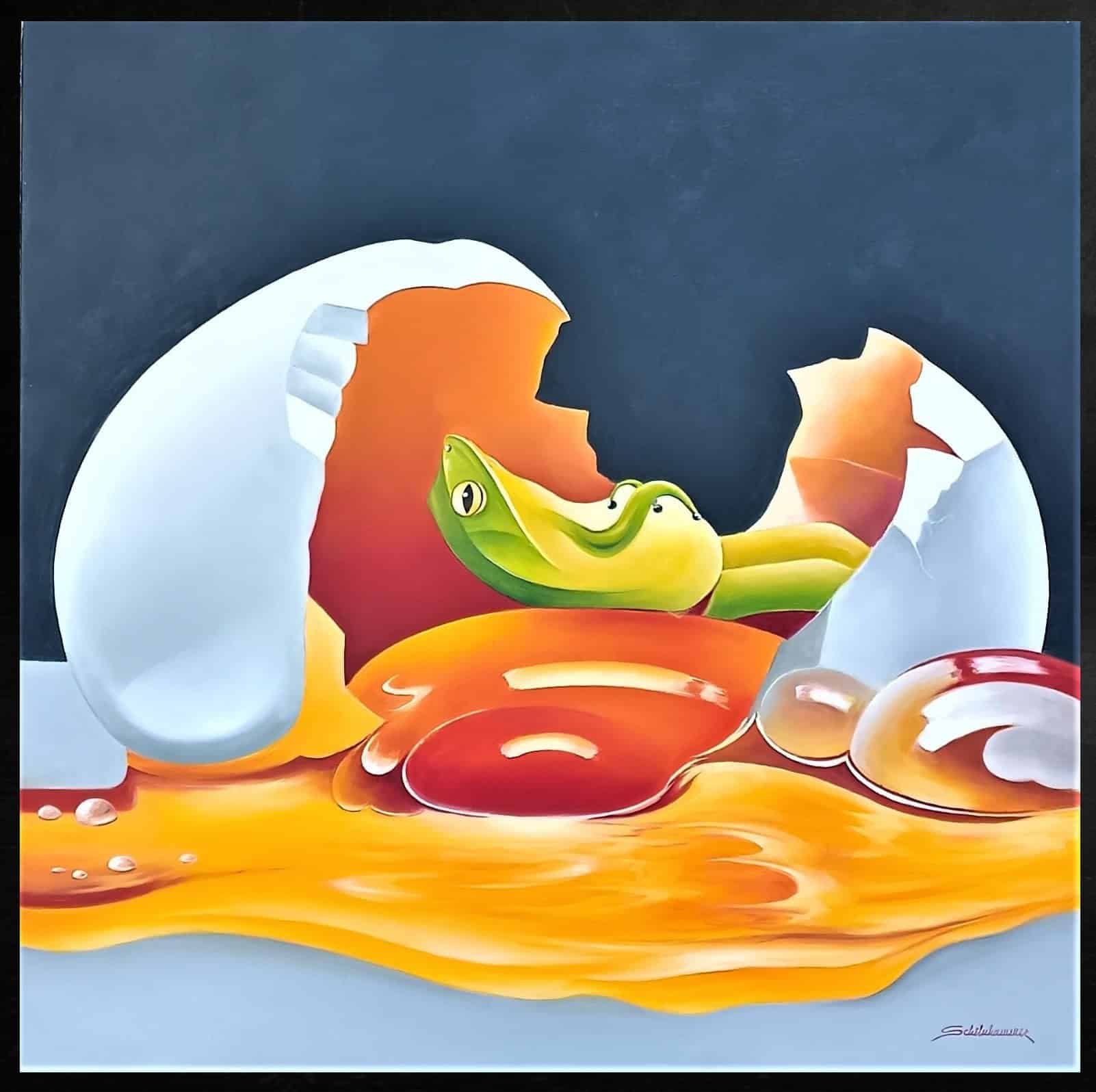 Frog Egg - Vancouver Fine Art Gallery - 超写实主义绘画