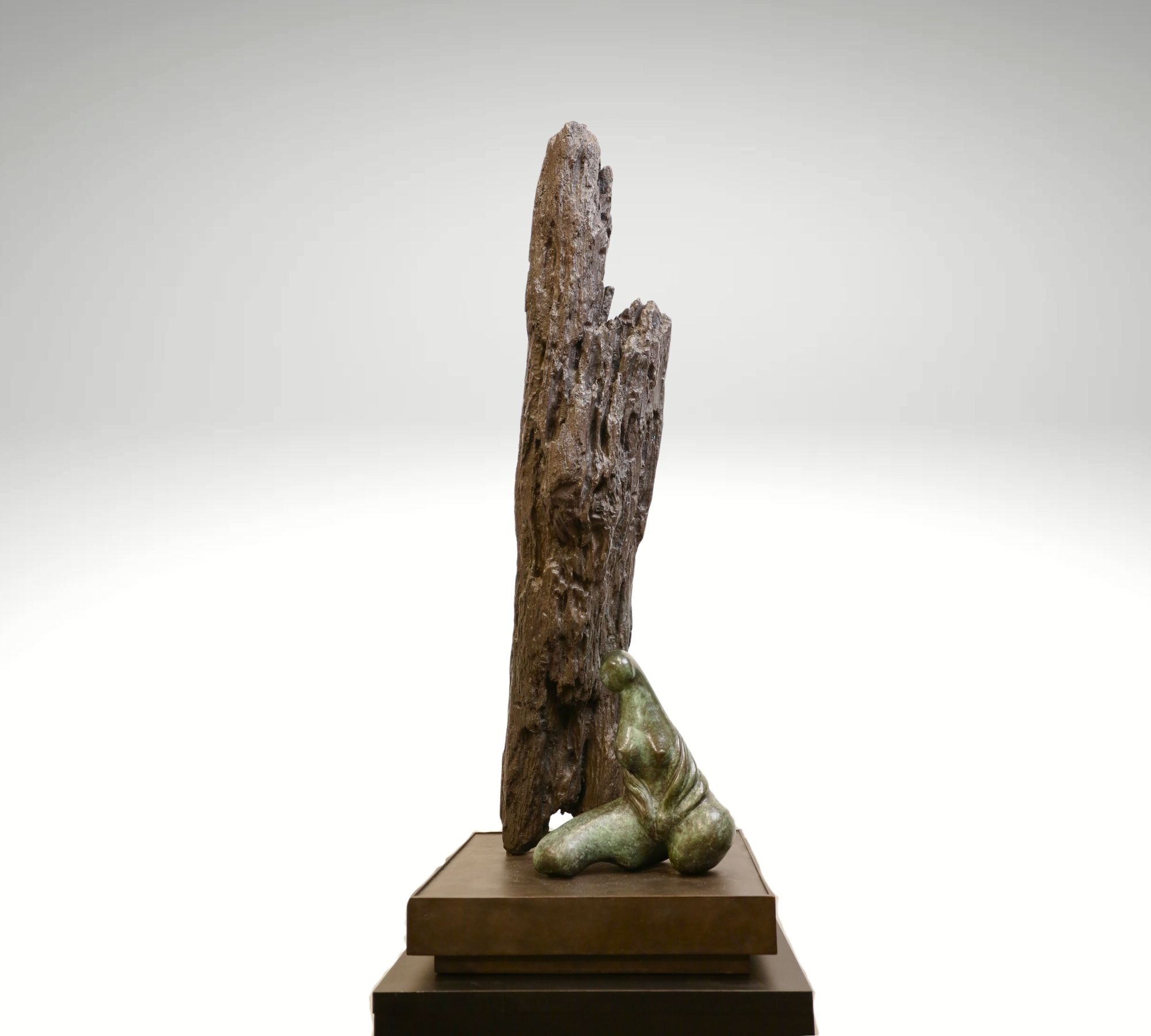 Contemporary Sculpture. Title: by Gao Feng, Bronze, Vancouver Fine Art Gallery.