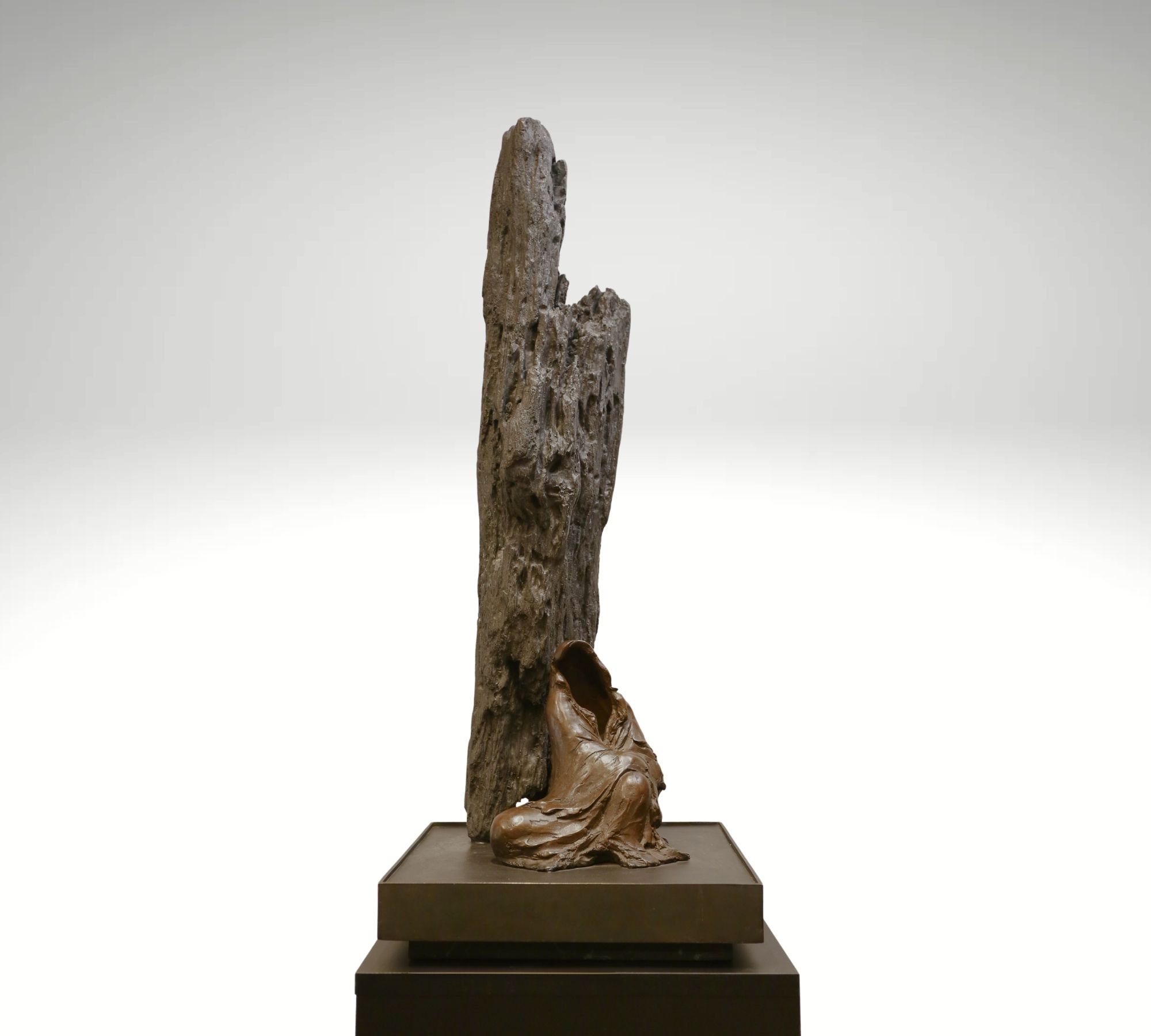 Contemporary Sculpture. Title: by Gao Feng, Bronze, Vancouver Fine Art Gallery.