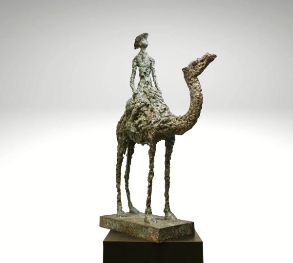 Contemporary Sculpture. Title: Ode to the Faraway by Gao Feng, Bronze, Vancouver Fine Art Gallery.