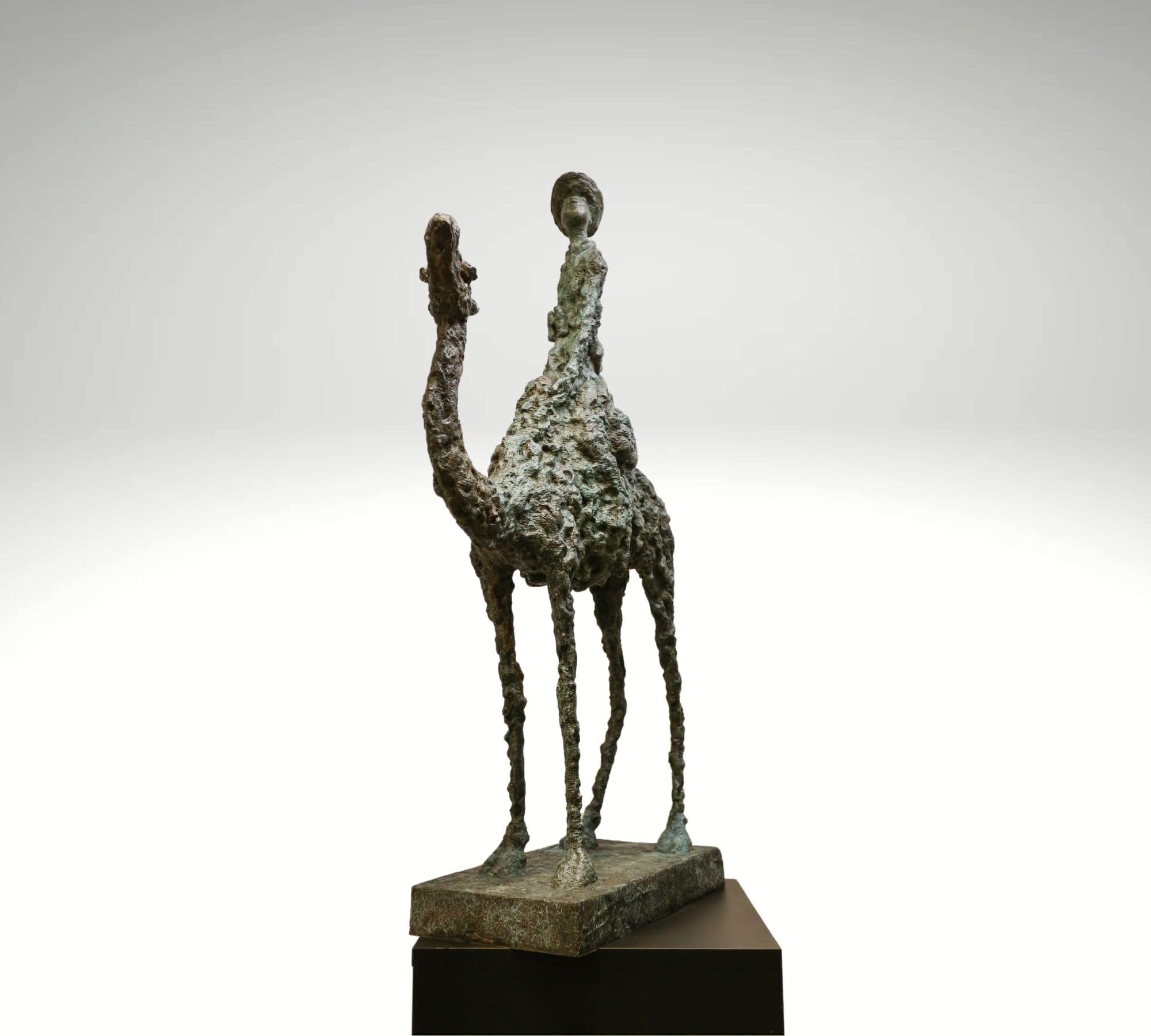 Contemporary Sculpture. Title: Ode to the Faraway by Gao Feng, Bronze, Vancouver Fine Art Gallery.
