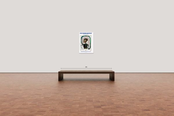 Pop Art. Jean-Michel Basquiat_Make on Market Street Exhibition Poster_39 x 27 in_View in Room