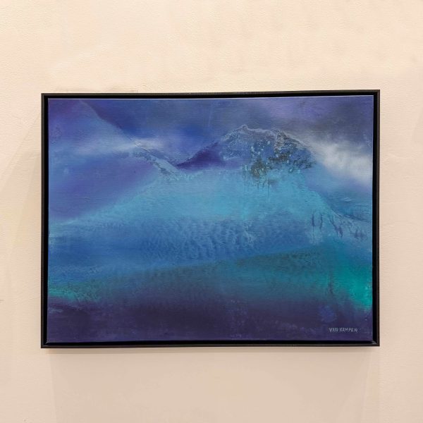 Contemporary Art. Title: Creation, Mixed Media on Canvas, 23.5 x 31.5 in by Canadian artist Katherine van Kampen. Vancouver Fine Art Gallery.