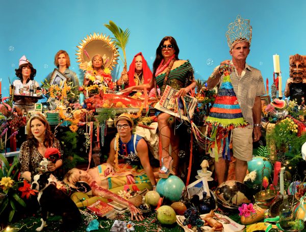 Pop Art. Title: The (Last) Supper, Pigmented inkjet on fine art paper 14 x 54 in by Carlos Betancourt. Vancouver Fine Art Gallery.