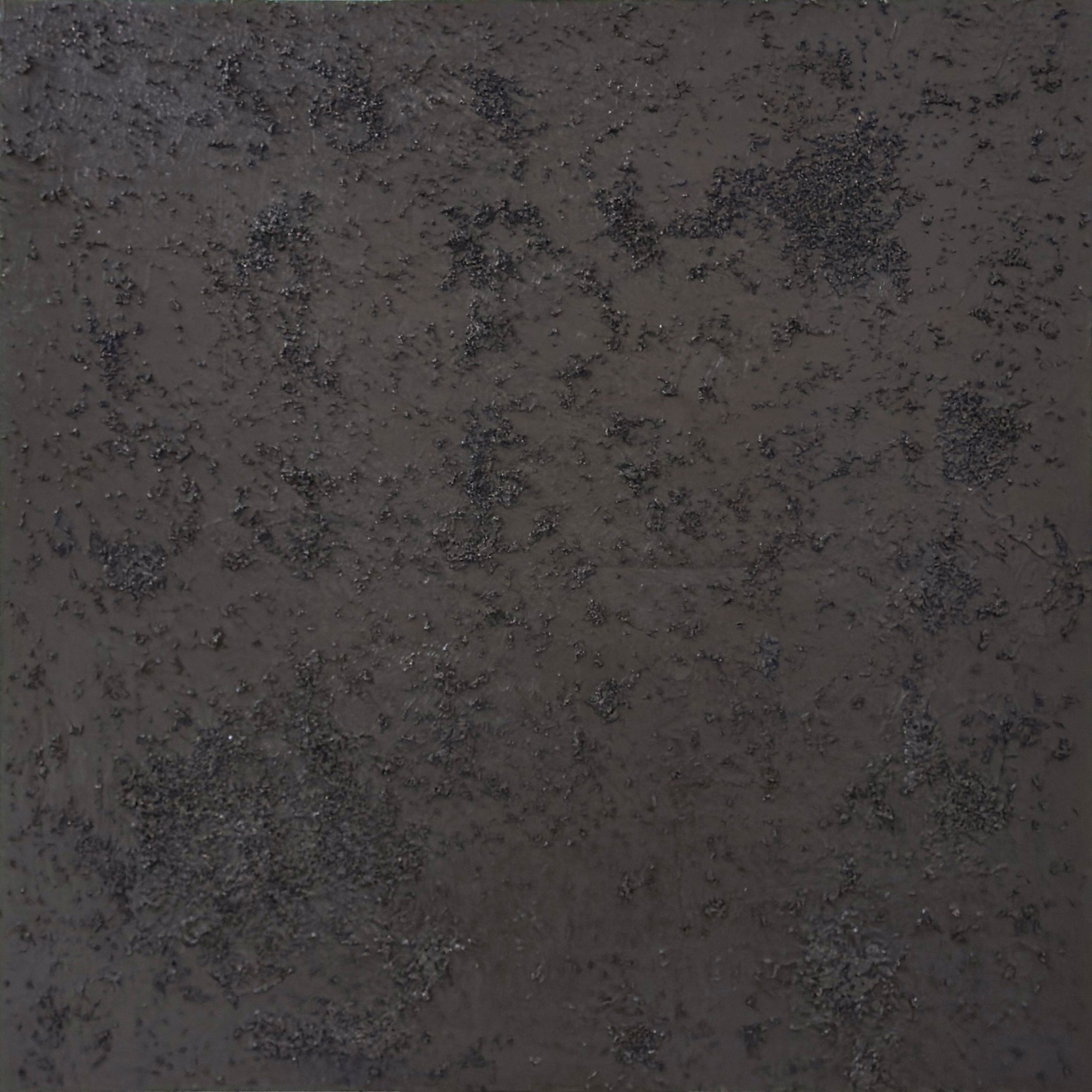 Textured abstract mixed media painting from the Black Weather by G Kim Hinkson, featuring dark tones and layered surfaces.
