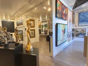 Spring & Summer Artist Group Show at Vancouver Fine Art Gallery featuring contemporary paintings and sculpture